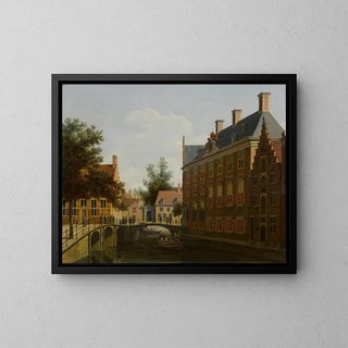 Gerrit Adriaensz Berckheyde - The Oude Zijds Herenlogement Gentlemens Hotel in Amsterdam.webp
