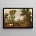 Un raid sur un village - Gerrit Claesz Bleker — quadro incorniciato alla parete