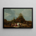 La rencontre de Jacob et Ésaü - Gerrit Claesz Bleker — quadro incorniciato alla parete