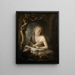 Marie-Madeleine penitente nel deserto - Gerrit Dou — quadro incorniciato alla parete