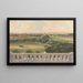 Boschbeek Groenendaal Vista dalla torre verso Haarlem e Zaandam - Gerrit Jan Schouten — quadro incorniciato alla parete