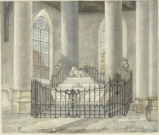 Gerrit Lamberts - Grafmonument van Catharina Alida van der Dussen in een kerk te Culemborg.webp
