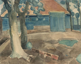 Gerrit van Blaaderen - NoordHollandse boerderij met erf.webp
