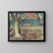 olandese del Nord con cortile - Gerrit van Blaaderen — quadro incorniciato alla parete