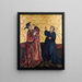L'imperatore Augusto e la Sibilla di Tiburtina - Gertrud Bock-Schnirlin — quadro incorniciato alla parete