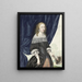Autoritratto - Gesina ter Borch — quadro incorniciato alla parete