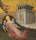 Un santo francescano che miracolosamente salva una donna dall'annegamento - Gherardo di Jacopo di Neri — vista dell’opera