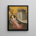 Un santo francescano che miracolosamente salva una donna dall'annegamento - Gherardo di Jacopo di Neri — quadro incorniciato alla parete
