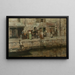 Musicisti di Strada - Giacomo Favretto — quadro incorniciato alla parete