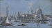 Santa Maria della Salute, Venezia e Punta della Dogana - Giacomo Guardi — vista dell’opera