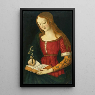 Giacomo Pacchiarotto - A Young Lady Writing In A Hymnal.webp