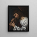 Il Cristo portando la croce - Gian Francesco De Maineri — quadro incorniciato alla parete