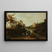 Uccelli acquatici - Gijsbert Gillisz de Hondecoeter — quadro incorniciato alla parete