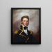 Commodore Thomas Macdonough - Gilbert Stuart — quadro incorniciato alla parete