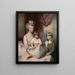 Ritratto di una famiglia - Gilbert Stuart — quadro incorniciato alla parete