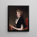 Ritratto di Anne Willing Bingham - Gilbert Stuart — quadro incorniciato alla parete