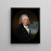 Ritratto di Edward Loftus - Gilbert Stuart — quadro incorniciato alla parete