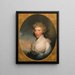 Ritratto di Mme Gabriel Manigault - Gilbert Stuart — quadro incorniciato alla parete