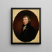 Ritratto di Robert Livingston - Gilbert Stuart — quadro incorniciato alla parete