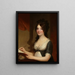 Ritratto di una giovane donna - Gilbert Stuart — quadro incorniciato alla parete