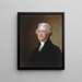 Thomas Jefferson - Gilbert Stuart — quadro incorniciato alla parete