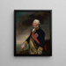 Vice-amiral Edward Hughes - Gilbert Stuart — quadro incorniciato alla parete