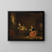 Il Capitano Macheath rimproverato da Polly e Lucy in L'Opera dei mendicanti - Gilbert Stuart Newton — quadro incorniciato alla parete