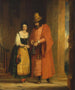 Shylock e Jessica del Mercante di Venezia II ii - Gilbert Stuart Newton — vista dell’opera