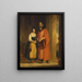 Shylock e Jessica del Mercante di Venezia II ii - Gilbert Stuart Newton — quadro incorniciato alla parete