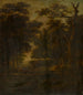 Paesaggio boschivo con cavalieri - Gillis Rombouts — vista dell’opera