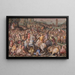 La Déroute des Pisans à Torre San Vincenzo - Giorgio Vasari — quadro incorniciato alla parete