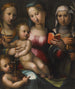 La Vierge à l'Enfant avec sainte Anne-Catherine et saint Jean-Baptiste enfant - Giorgio di Giovanni — vista dell’opera