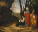 Tre filosofi - Giorgione — vista dell’opera