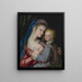 Vergine con Bambino - Giovan Bernardo Lama — quadro incorniciato alla parete
