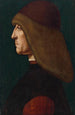 Portrait d'un gentilhomme - Giovanni Ambrogio de Predis — vista dell’opera