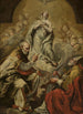 Adoration della Vergine Maria di San Pétrone e Denys l'Aréopagite - Giovanni Antonio Burrini — vista dell’opera