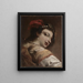 Tête de femme - Giovanni Antonio Guardi — quadro incorniciato alla parete