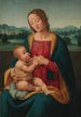 La Vierge à l'Enfant devant un paysage - Giovanni Antonio Sogliani — vista dell’opera
