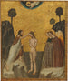 Il battesimo di Cristo - Giovanni Baronzio — vista dell’opera