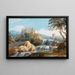Il castello Orsini Bracciano - Giovanni Battista Busiri — quadro incorniciato alla parete