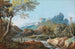 Il sepolcro di Cecilia Metella sulla via Appia vicino a Roma - Giovanni Battista Busiri — vista dell’opera