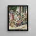 Il Cristo incoronato di spine - Giovanni Battista Castello — quadro incorniciato alla parete
