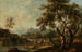 Paesaggio montano con bestiame alla abbeveratoio - Giovanni Battista Cimaroli — vista dell’opera