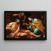 Giuseppe che interpreta i sogni - Giovanni Battista Langetti — quadro incorniciato alla parete