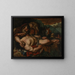 Il Buon Samaritano - Giovanni Battista Langetti — quadro incorniciato alla parete