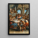 Le Nozze di Cana - Giovanni Battista Lenardi — quadro incorniciato alla parete
