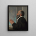 Ritratto di un donatore - Giovanni Battista Moroni — quadro incorniciato alla parete