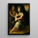 Le Repos pendant la fuite en Égypte - Giovanni Battista Naldini — quadro incorniciato alla parete