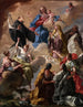 dei Santi che raffigura una donna devota alla Vergine e al Bambino - Giovanni Battista Pittoni — vista dell’opera