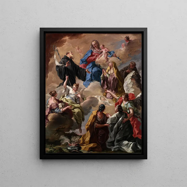 Giovanni Battista Pittoni - Saints Presenting a Devout Woman to the Virgin and Child.webp